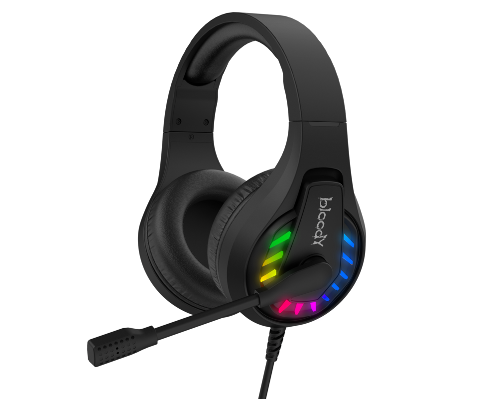 Слушалки Геймърски слушалки A4TECH Bloody G230, USB, 7.1, RGB, Микрофон, Черни 9