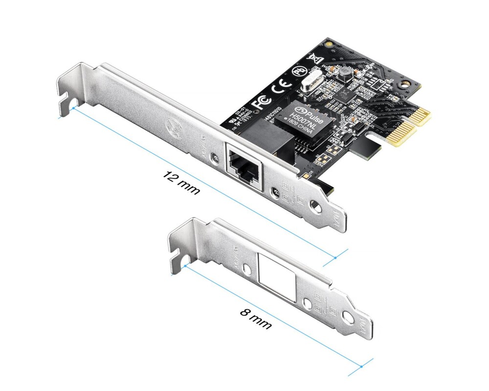 Мрежова карта Cudy PE10, PCIe, 3-бандов, 1 x 10/100/1000 Mbps 2