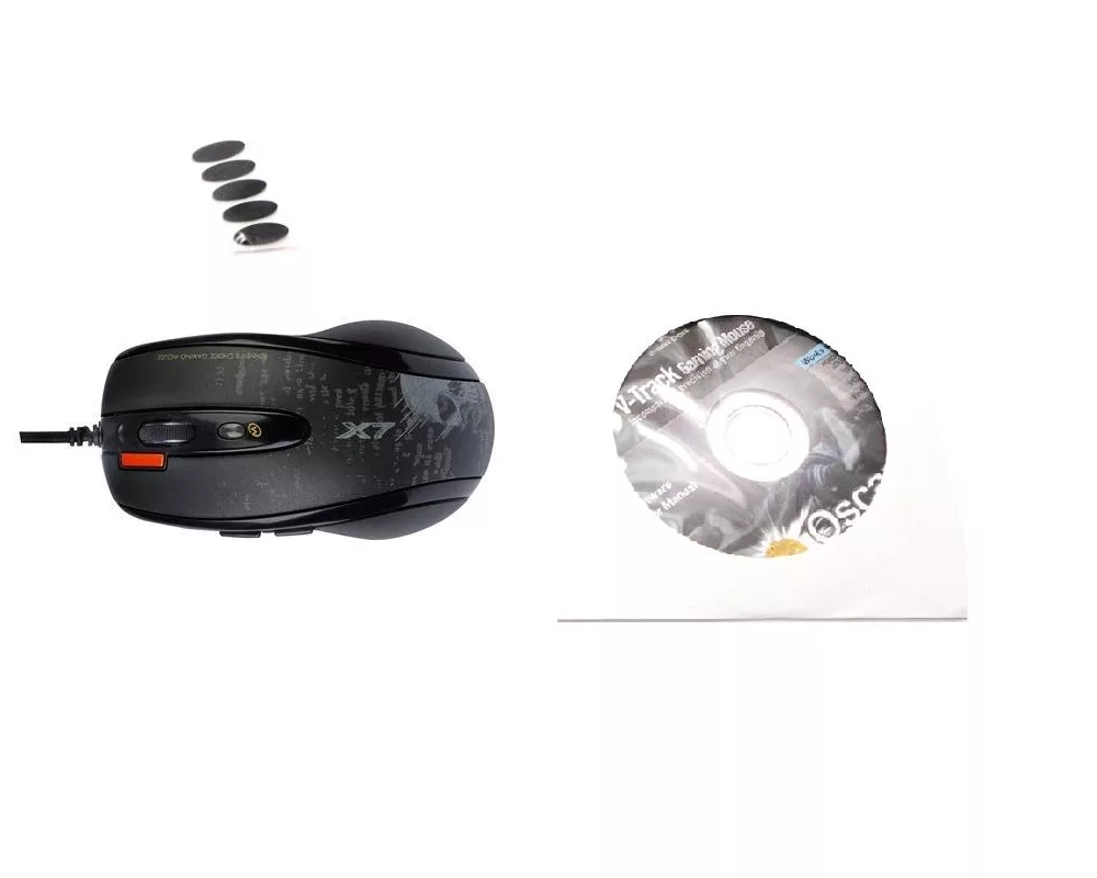 Мишка Геймърска мишка A4tech, V-track F5, Лазерна, Кабел, USB 2