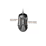 Мишка Геймърска мишка SteelSeries Rival 600 RGB, Dual optical sensor 7
