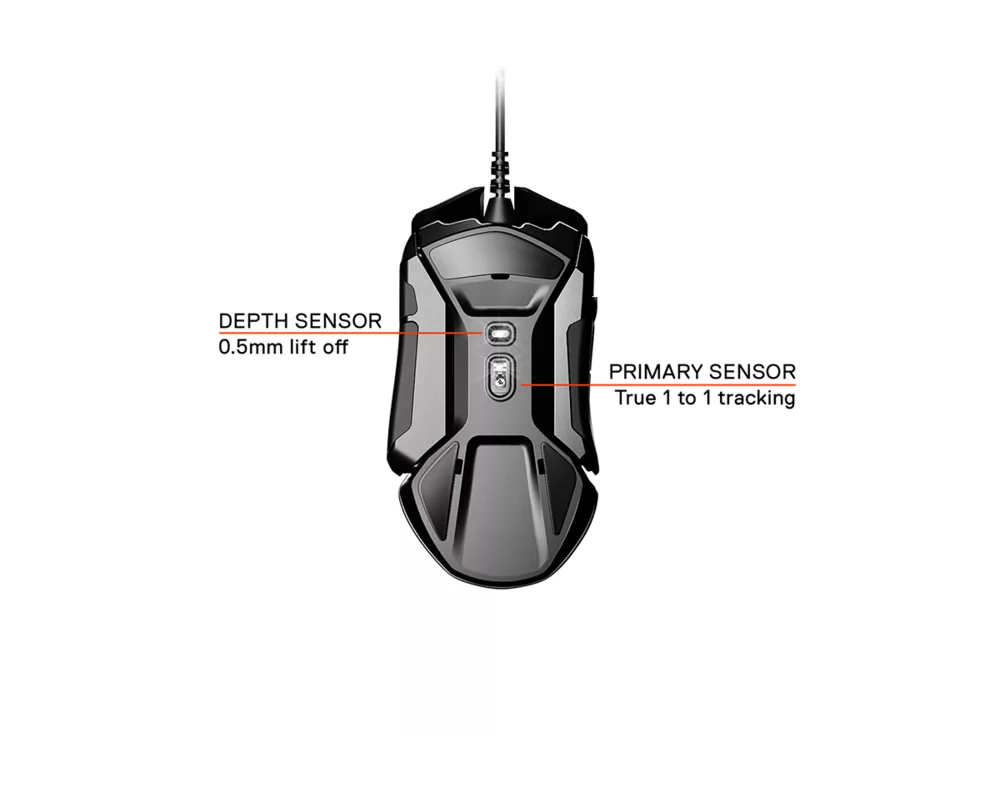 Мишка Геймърска мишка SteelSeries Rival 600 RGB, Dual optical sensor 7