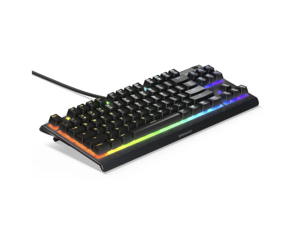 Клавиатура Геймърскa клавиатура SteelSeries Apex 3 TKL Quiet Switch 5