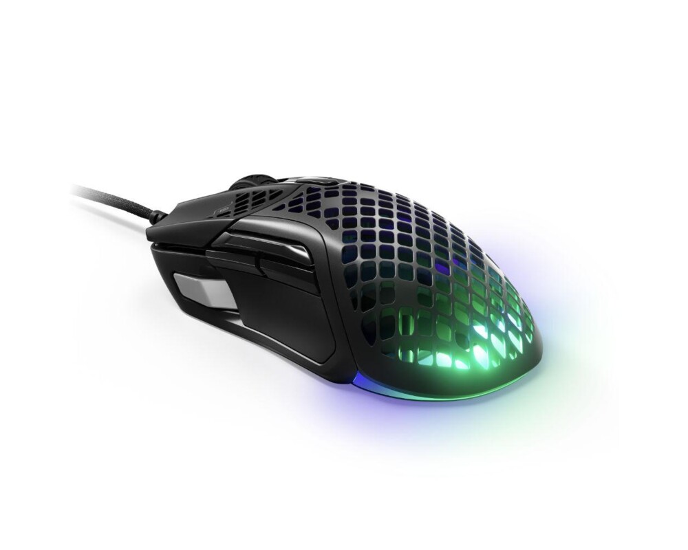 Мишка Геймърска мишка SteelSeries Aerox 5 Black, Оптична, Жична, USB 3