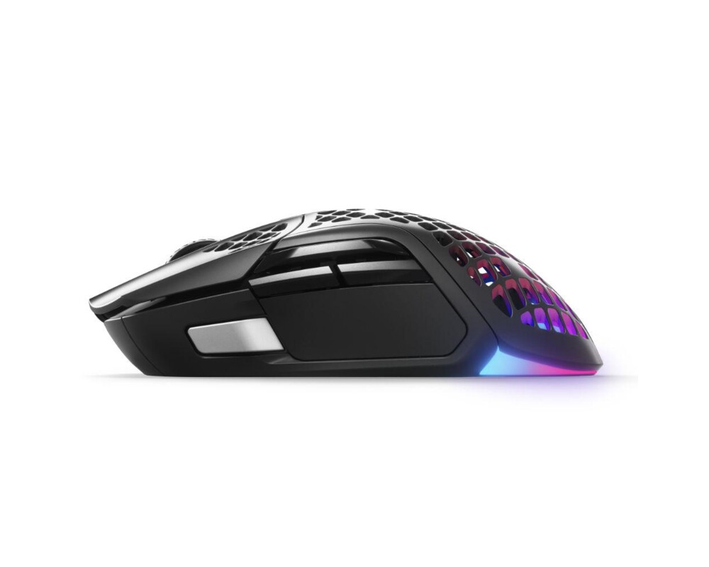 Мишка Геймърска мишка SteelSeries Aerox 5 Wireless Black, Оптична, Безжична, USB 2
