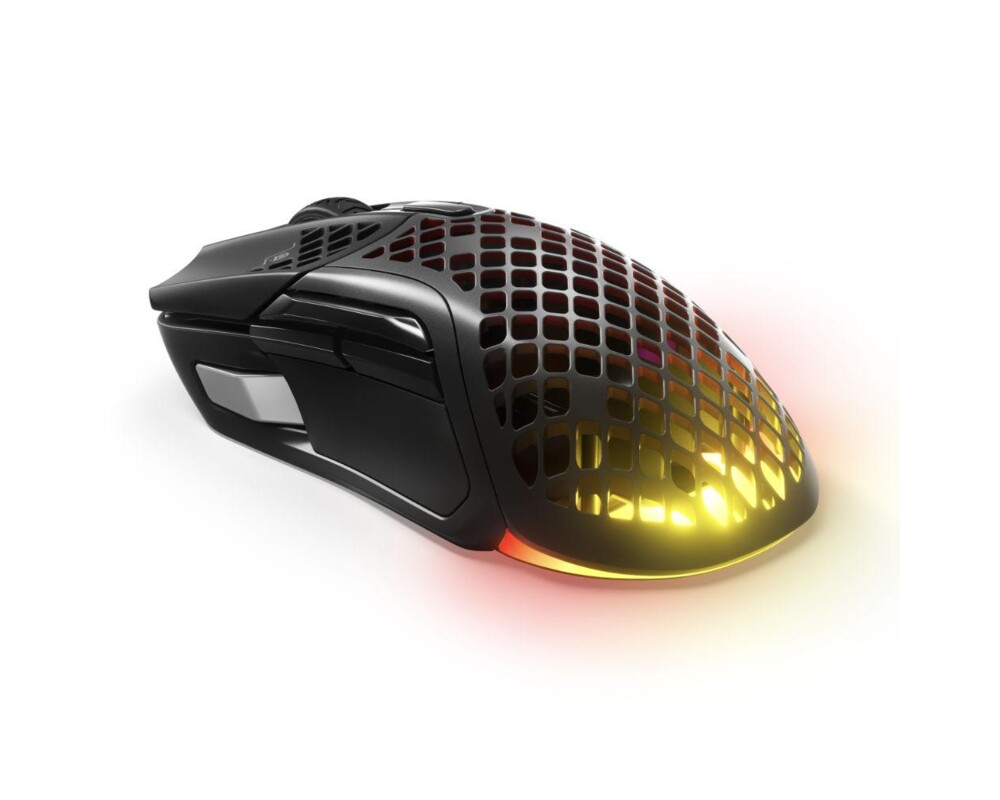 Мишка Геймърска мишка SteelSeries Aerox 5 Wireless Black, Оптична, Безжична, USB 3