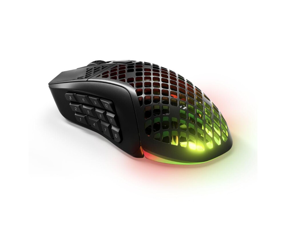 Мишка Геймърска мишка SteelSeries Aerox 9 Wireless Black, Оптична, Безжична, USB 3