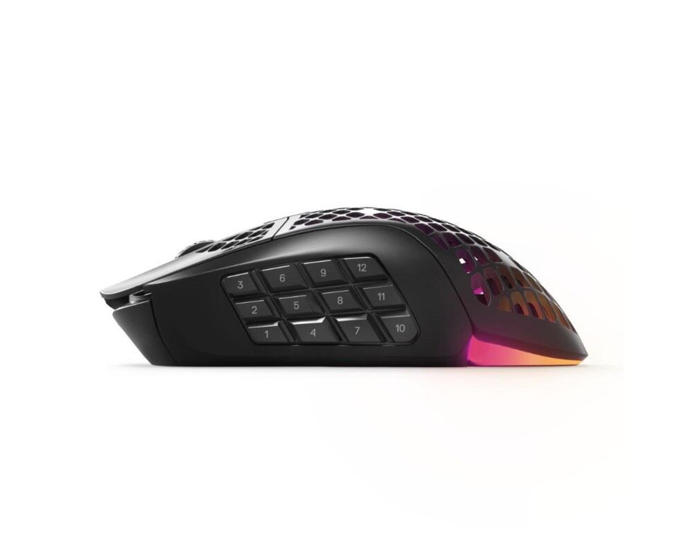 Мишка Геймърска мишка SteelSeries Aerox 9 Wireless Black, Оптична, Безжична, USB 2