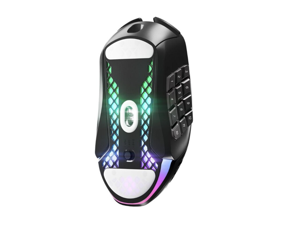 Мишка Геймърска мишка SteelSeries Aerox 9 Wireless Black, Оптична, Безжична, USB 7