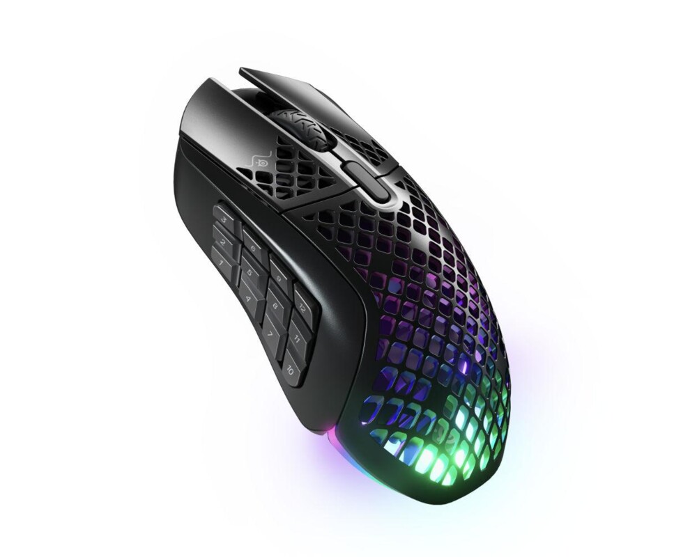 Мишка Геймърска мишка SteelSeries Aerox 9 Wireless Black, Оптична, Безжична, USB 6