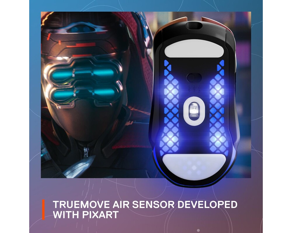 Мишка Геймърска мишка SteelSeries Aerox 5 Wireless Destiny 2, Оптична, Безжична, USB 10