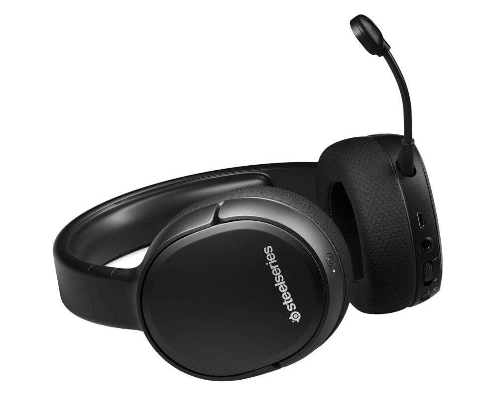 Слушалки Геймърски слушалки SteelSeries Arctis 1 Wireless, Черно 3