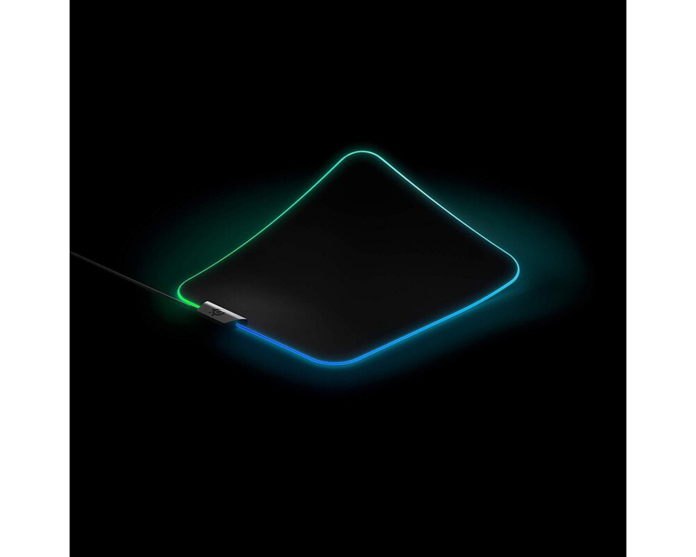 Пад за мишка Геймърски SteelSeries QcK Prism Cloth - Medium RGB, Черен 2