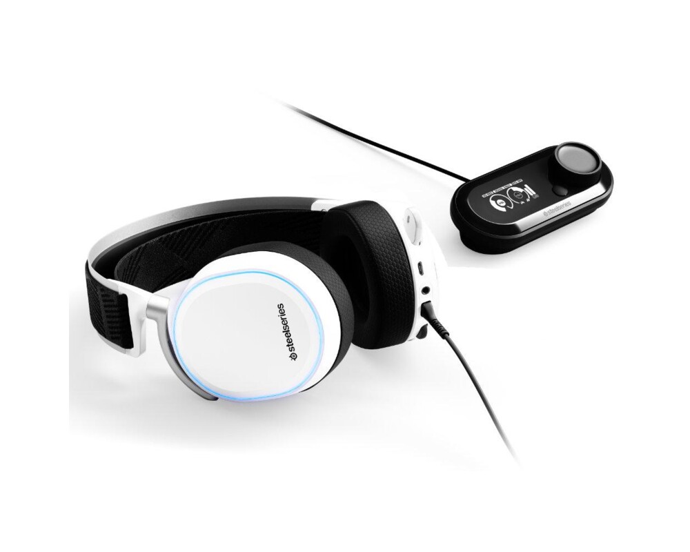Слушалки Геймърски слушалки SteelSeries Arctis Pro + GameDAC White, DTS 2