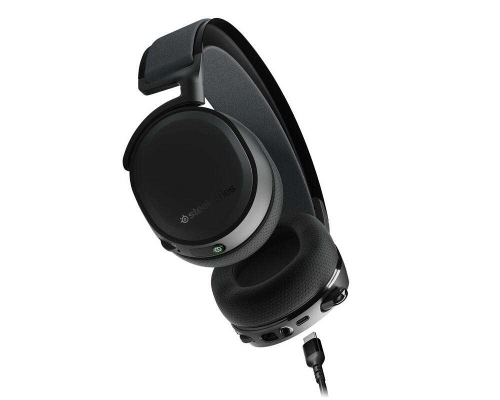 Слушалки Геймърски слушалки SteelSeries, Arctis 7+, Микрофон, Черен 2