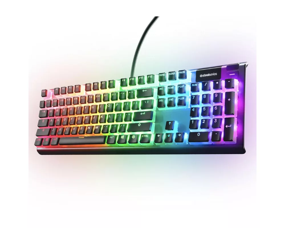 Геймърски аксесоари Капачки за механична клавиатура Steelseries PrismCaps PBT Doubleshot 104-Keycap Black US-Layout 2