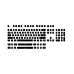<span>Геймърски аксесоари</span> Капачки за механична клавиатура Steelseries PrismCaps PBT Doubleshot 104-Keycap Black US-Layout <span class='catalog-num-in-name'>STEEL-ACC-60200</span> - 