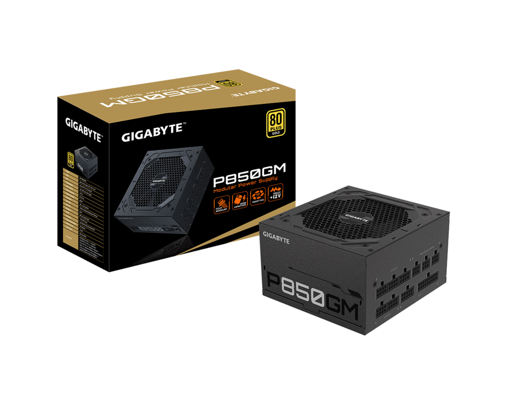 Захранване GIGABYTE POWER SUPPLY 850W 80+ Gold 13