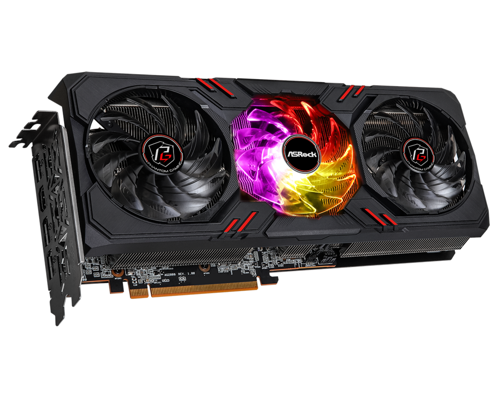 Видеокарта ASRock Radeon RX 7600 Phantom Gaming OC 8GB GDDR6 3
