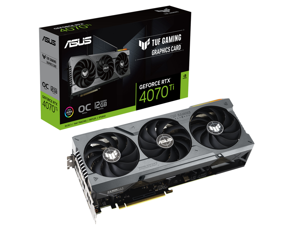 Видеокарта ASUS TUF Gaming GeForce RTX 4070 Ti 12GB GDDR6X OC Edition 17
