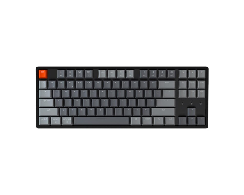 Клавиатура Геймърска Механична клавиатура Keychron K8 Aluminum TKL Gateron Blue Switch RGB LED Gateron Blue Switch ABS 2
