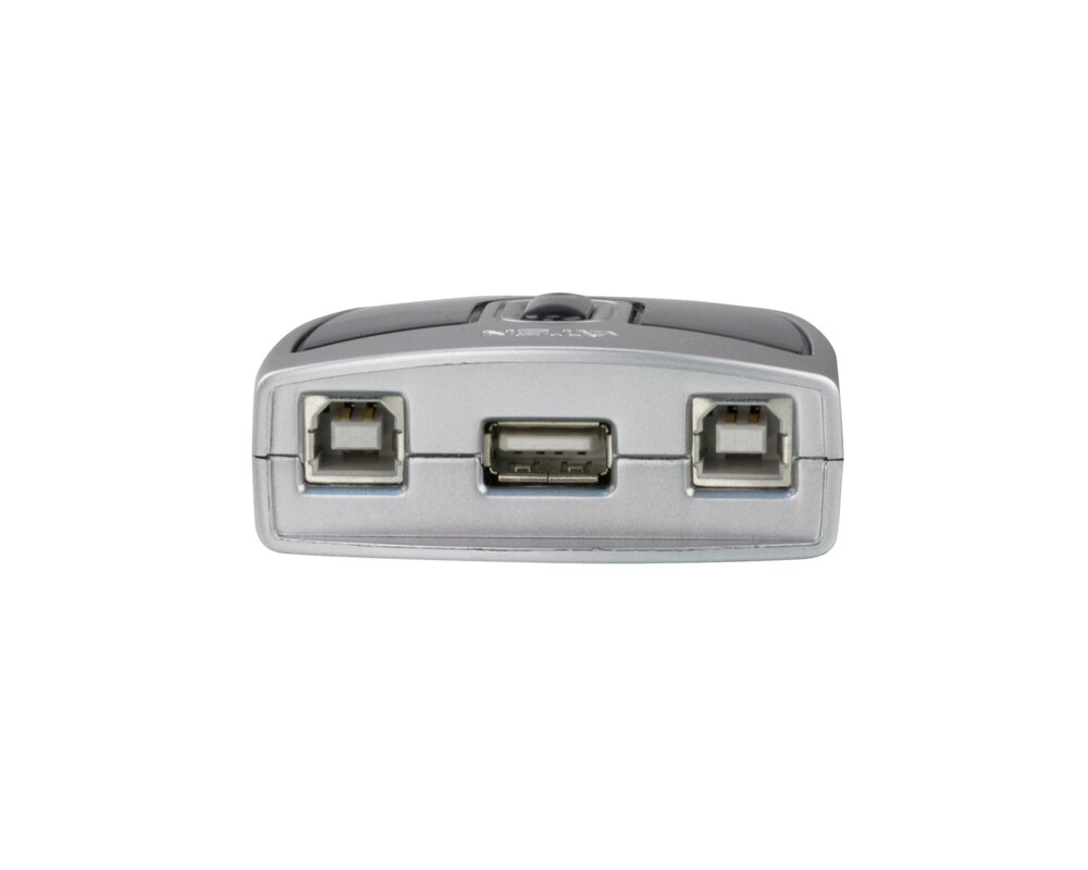 Кабел Превключвател ATEN US221A, 2 компютъра към 1 USB периферно устройство 2
