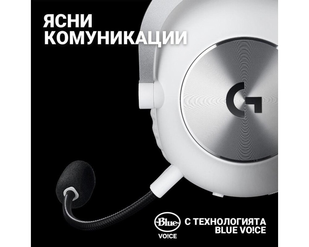 Слушалки Logitech Pro X 2 Headset white 15