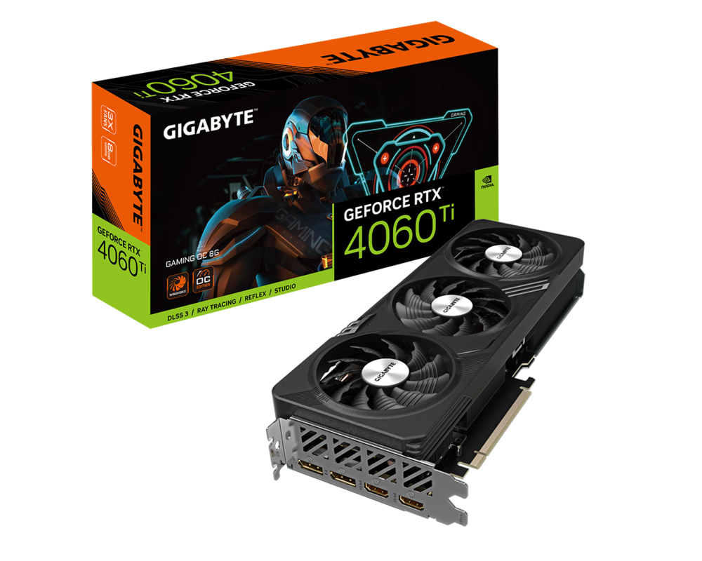 Видеокарта Gigabyte GeForce RTX­­ 4060 Ti GAMING OC 8GB GDDR6 8