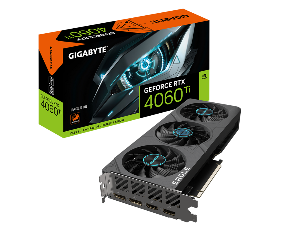 Видеокарта Gigabyte GeForce RTX 4060 Ti EAGLE 8GB GDDR6 7