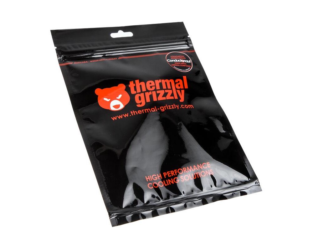 Термо паста Thermal Grizzly Conductonaut Liquid Metal, 5g, Черен 3