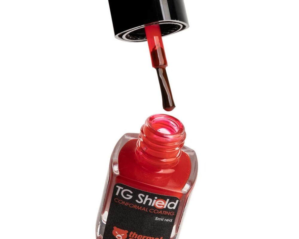 Термо паста Защитен лак Thermal Grizzly Shield, 5ml, Червен 2