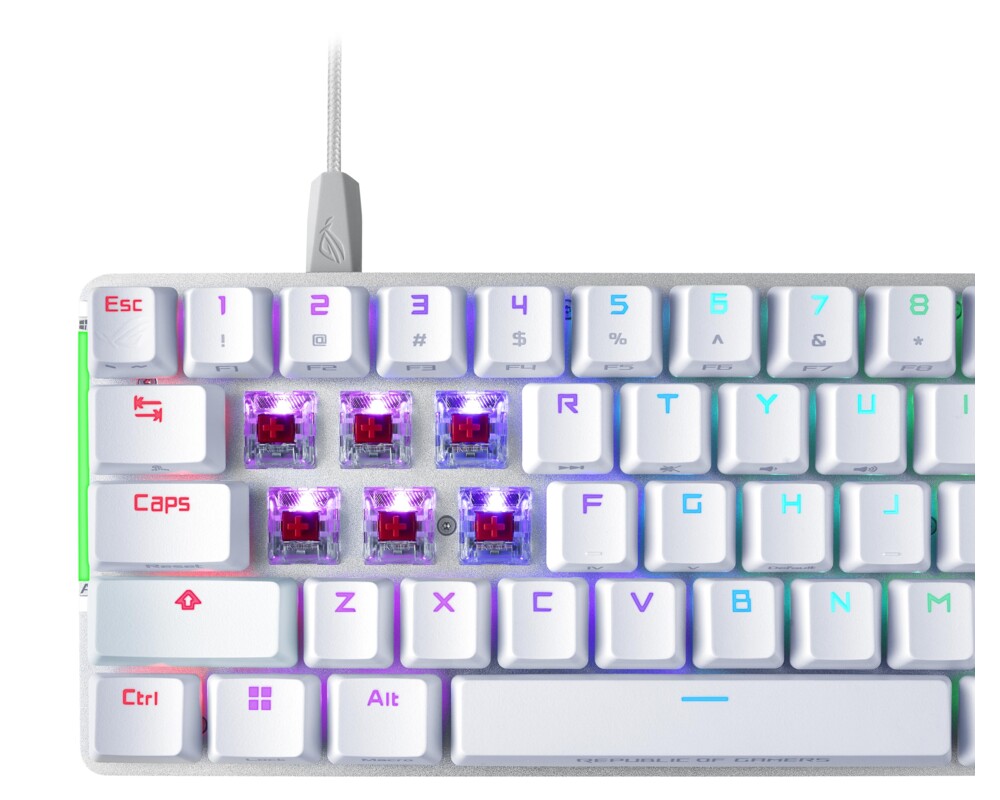 Клавиатура ASUS ROG Falchion Keyboard Ace White 4