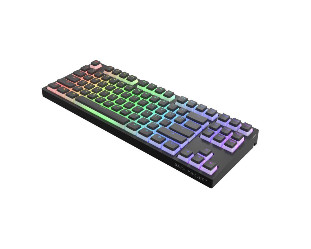 Клавиатура Геймърскa механична клавиатура Dark Project KD87A Black TKL - Gateron Optical Red 2.0 Switch, RGB 4