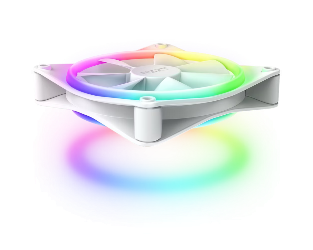 Вентилатор NZXT F120 RGB Duo, Бял 3