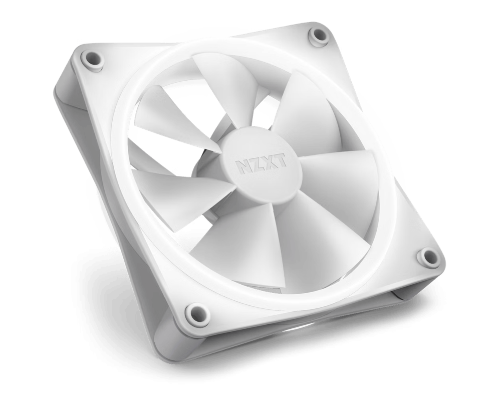 Вентилатор Комплект вентилатори NZXT F120 RGB Duo White 3бр + RGB Контролер 3