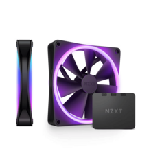  Комплект вентилатори NZXT F140 RGB Duo Black2бр, RGB Контролер 667207 RF-D14DF-B1 на топ цена - PIC.bg