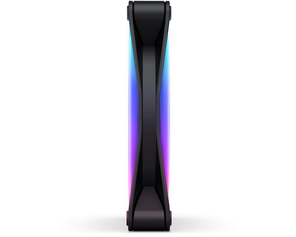 Вентилатор NZXT F140 RGB Duo, Черен 3