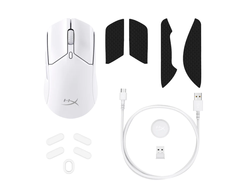 Мишка HP HyperX Pulsefire Haste 2 Wireless White Gaming Mouse 7