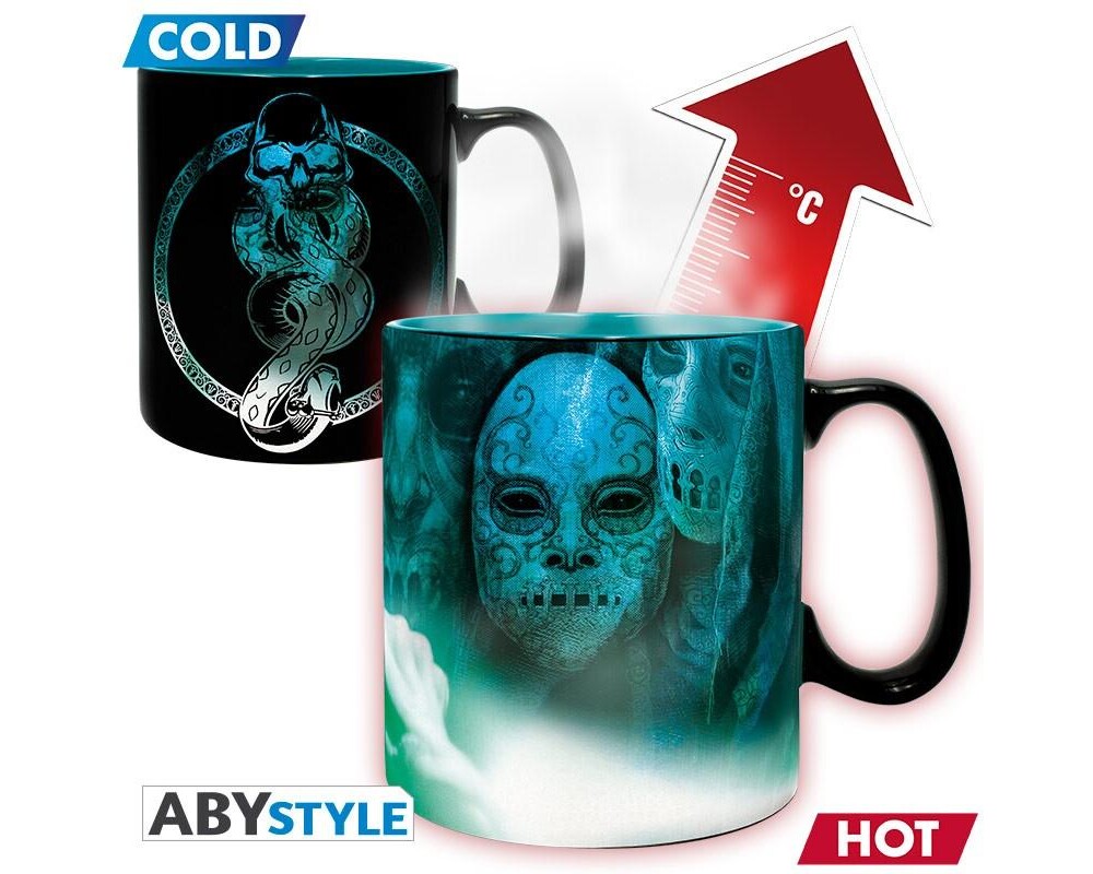 Аксесоар Чаша ABYSTYLE HARRY POTTER Mug Heat Change Voldemort 2