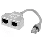<span>Мрежов кабел</span> Разклонител (адаптер) Estillo RJ45 2:1, T адаптер FTP 2хRJ45 женско - 1xRJ45 мъжко <span class='catalog-num-in-name'>NET-TRJK48-T-ADAP</span> - 