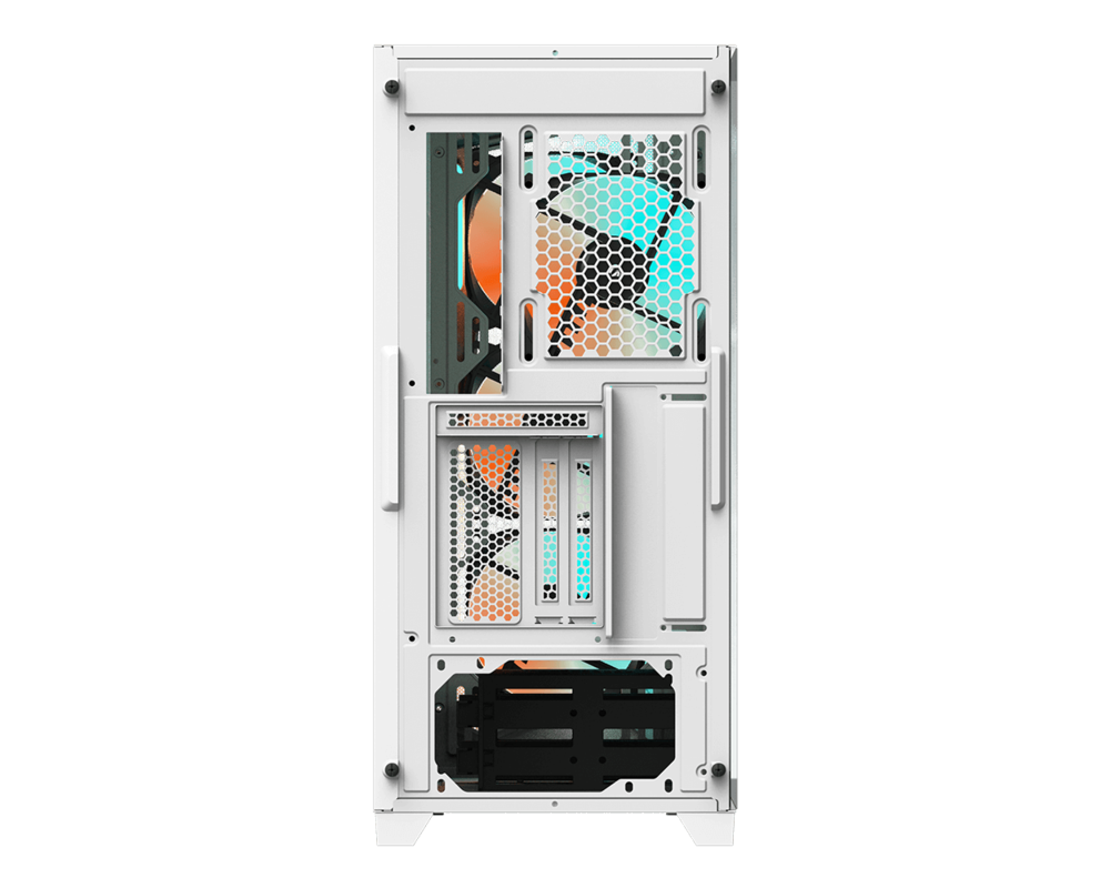 Кутия Gigabyte C301 WHITE, Tempered Glass, Mid-Tower, RGB Fusion 6