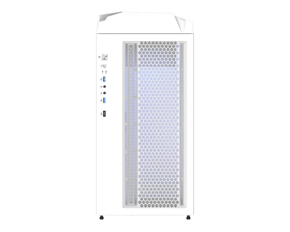 Кутия Gigabyte C301 WHITE, Tempered Glass, Mid-Tower, RGB Fusion 7