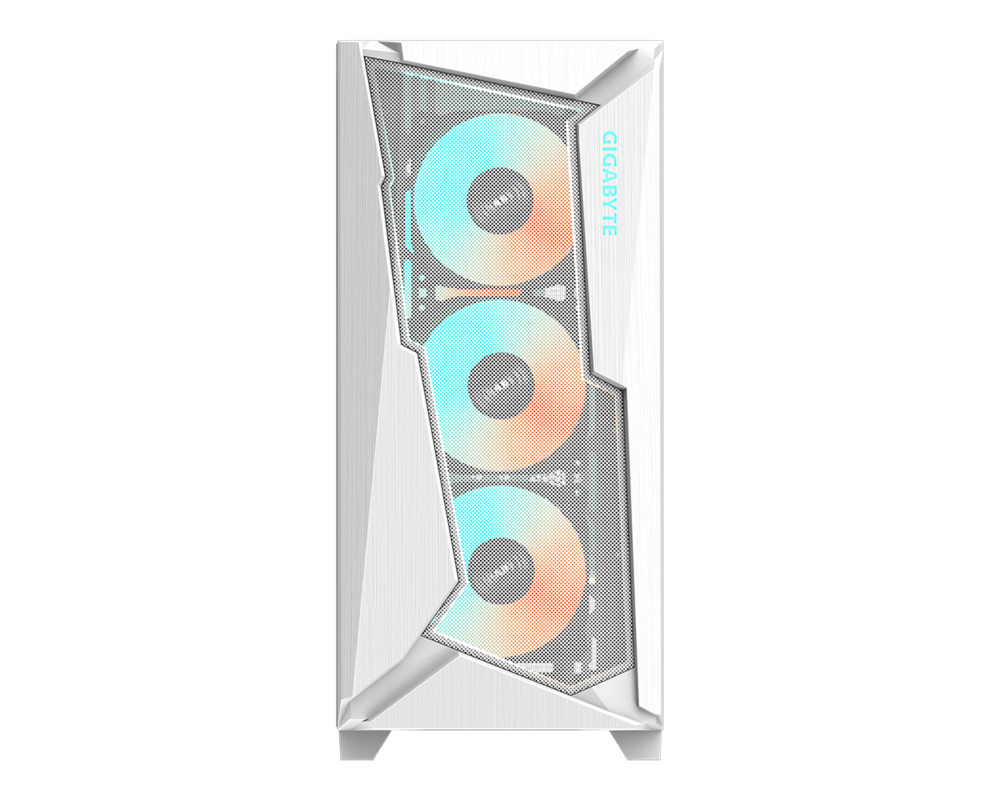 Кутия Gigabyte C301 WHITE, Tempered Glass, Mid-Tower, RGB Fusion 3