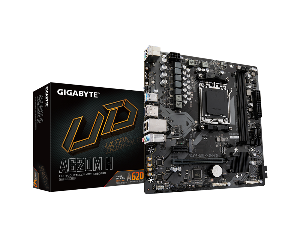 Дънна платка GIGABYTE A620M H socket AM5, DDR5 4