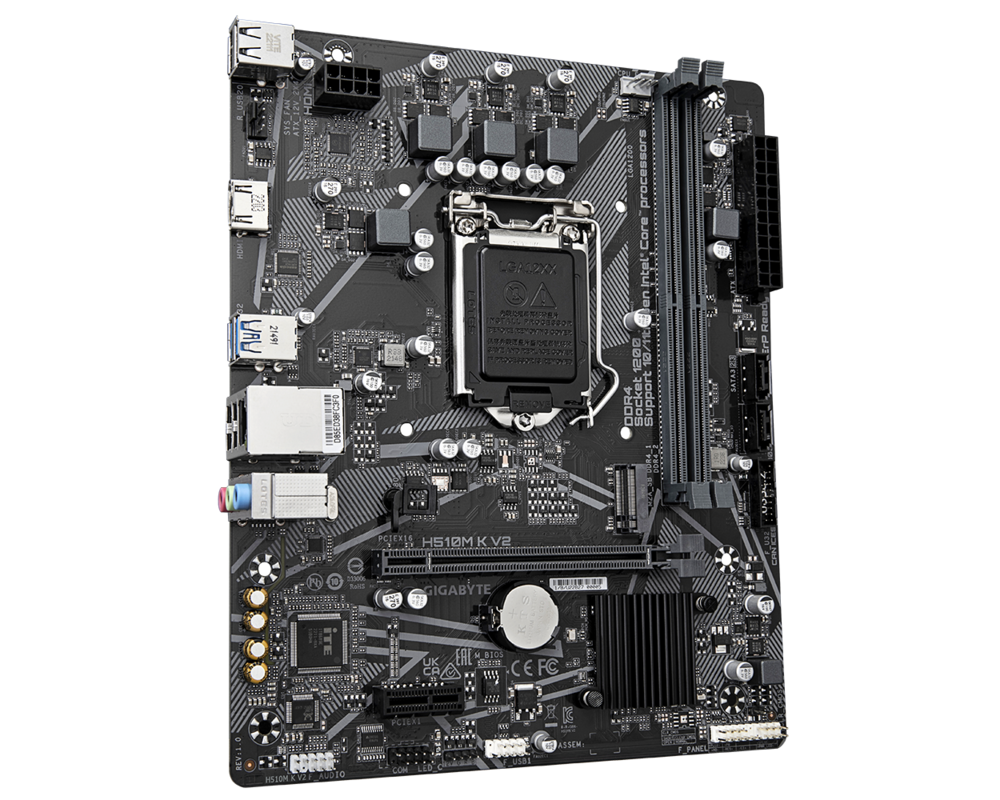 Дънна платка GIGABYTE H510M-K V2, socket 1200 2