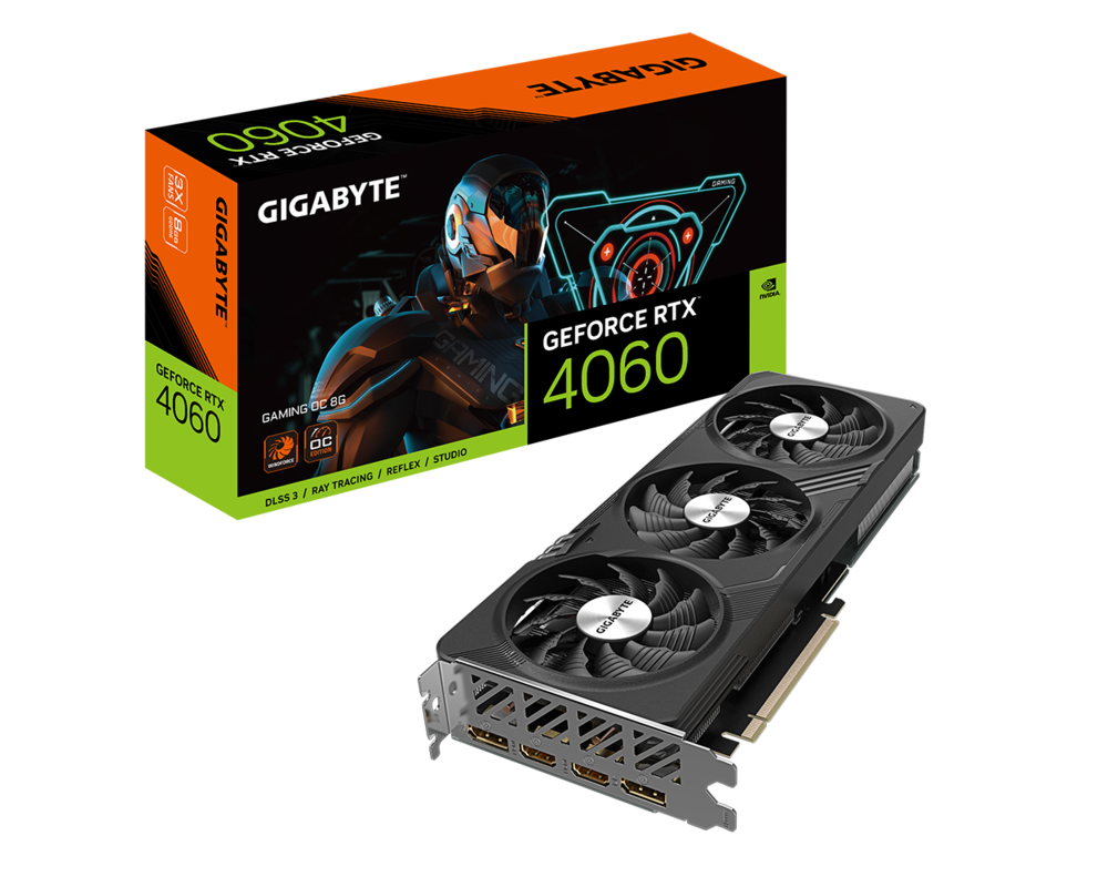 Видеокарта Gigabyte GeForce RTX­­ 4060 GAMING OC 8GB GDDR6 8