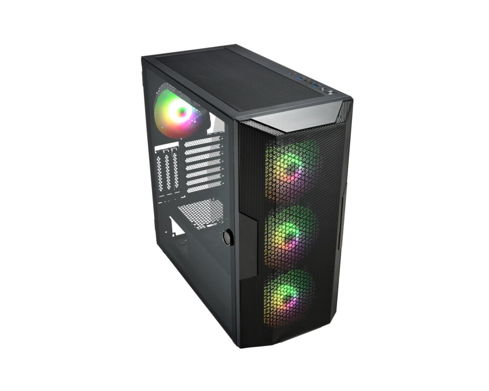 Кутия FSP CUT592 Black ARGB TG, E-ATX Full - Tower 4