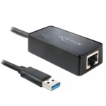 <span>Мрежов кабел</span> Адаптер DeLock 62121, USB 3.0 към Gigabit LAN 10/100/1000 Mbps <span class='catalog-num-in-name'>DELOCK-62121</span> - 