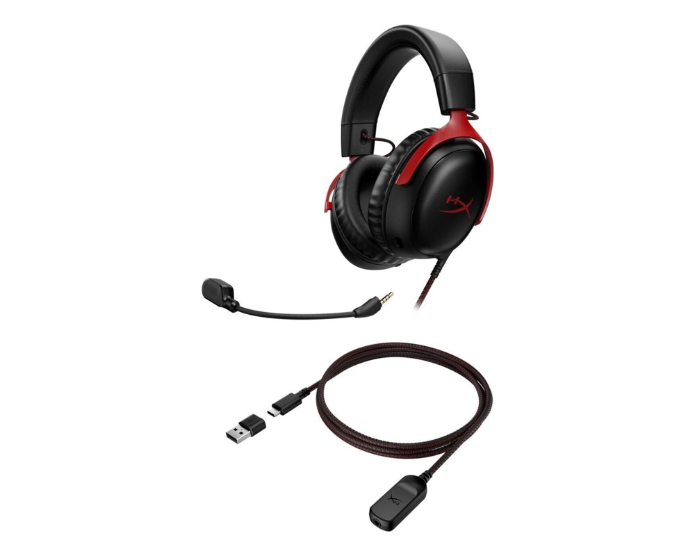 Слушалки HP HyperX Cloud III gamer headset BLK 7