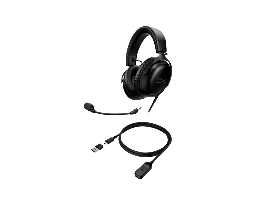 Слушалки HP HyperX Cloud III gamer headset BLK 4