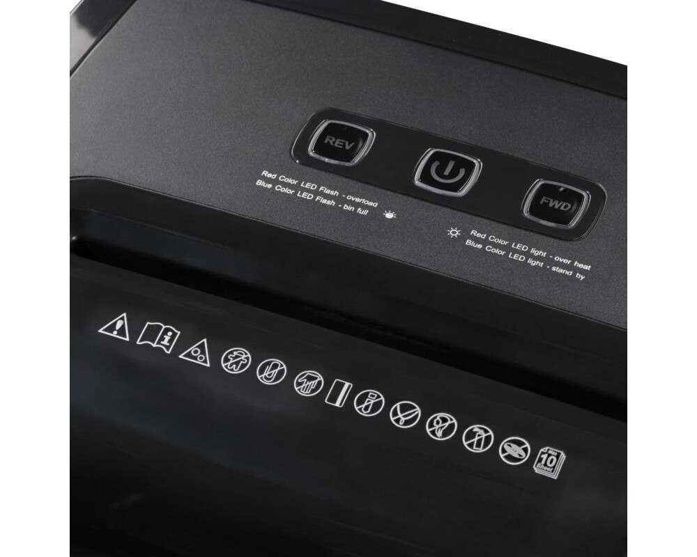 Шредер Hama "Premium M10+", ниво на сигурност P5 T5 E4, 50549 4